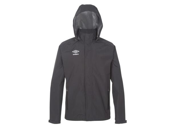 UMBRO Core Rain Jacket Jr Svart 140 Regnjacka med luva junior 